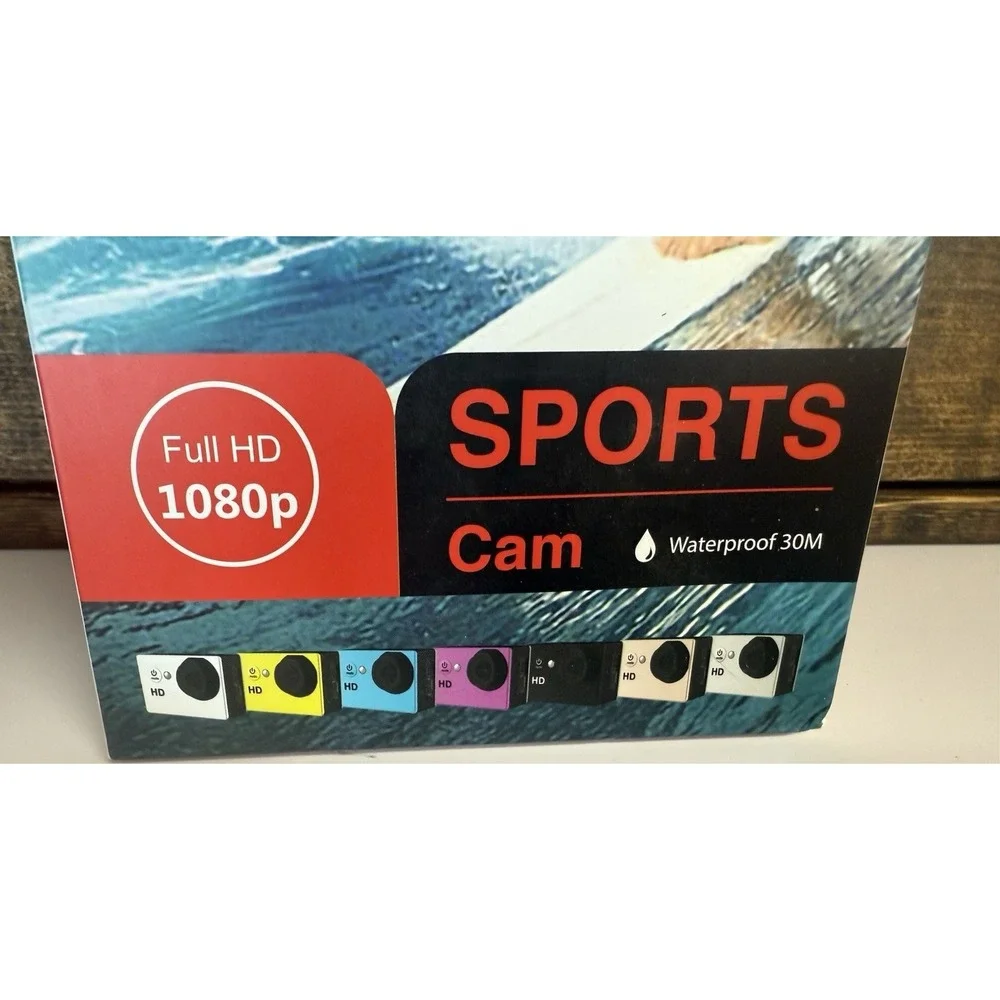 Sports Cam 1080p, 2.0 Inch Screen, waterproof 30M, Full‎ HD 1080p